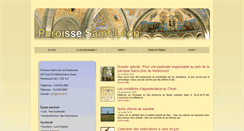 Desktop Screenshot of paroisse-saint-leon.org